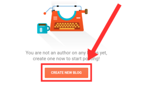 How to Create a blogger on blogger